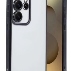 Samsung Galaxy S25 Ultra Kılıf Lensli Silikon - Siyah-(5796)