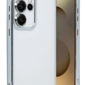 Samsung Galaxy S25 Ultra Kılıf Lensli Silikon - Gümüş-(5796)