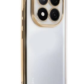 Xiaomi Redmi Note 14 Pro 5G Kılıf Lensli Silikon - Gold-(5796)