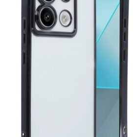 Xiaomi Redmi Note 13 Pro 5G Kılıf Lensli Silikon - Siyah-(5796)