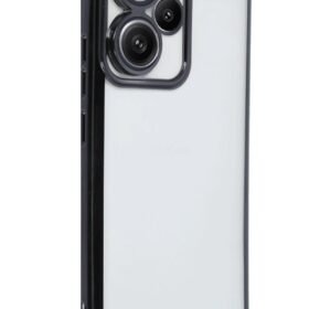 Xiaomi Redmi Note 13 Pro Plus Kılıf Lensli Silikon - Siyah-(5796)