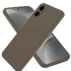 Samsung Galaxy A06 Kılıf First Silikon - Kahverengi-(5796)