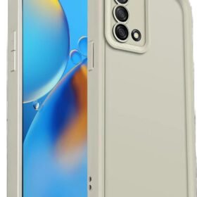 Oppo A74 4G Kılıf Viera Silikon - Krem-(5796)