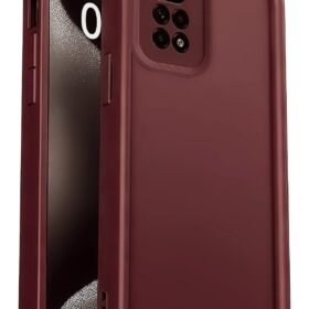 Xiaomi Redmi 10 2022 Kılıf Viera Silikon - Bordo-(5796)