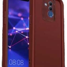 Huawei Mate 20 Lite Kılıf Viera Silikon - Bordo-(5796)