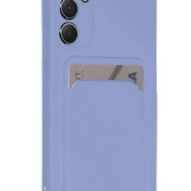 Samsung Galaxy A16 5G Kılıf Kelvin Kartvizitli Silikon - Lila-(5796)