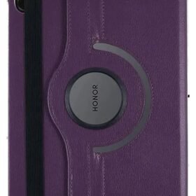 Huawei Honor Pad X8A Kılıf 360 Tablet Deri Kılıf - Mürdüm-(5796)