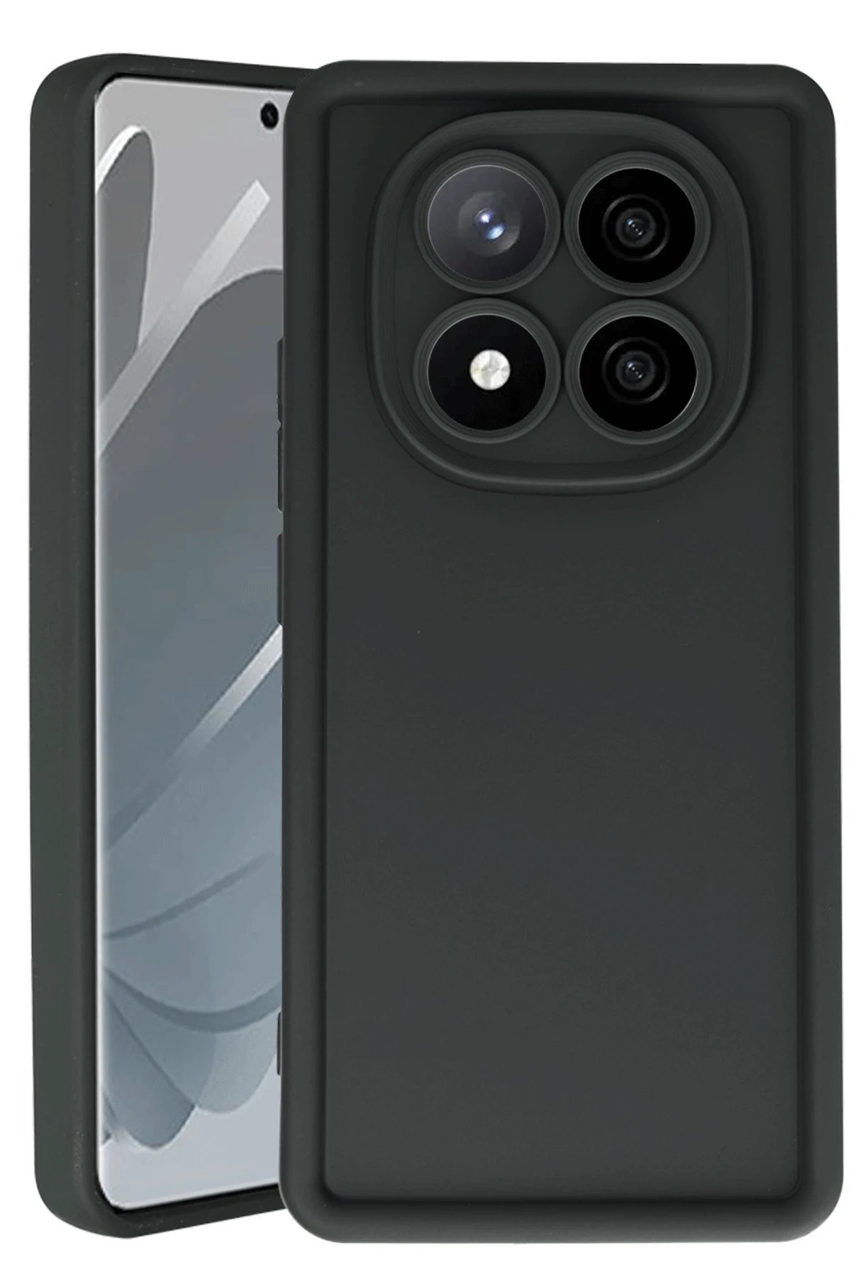 Xiaomi Redmi Note 14 Pro 4G Kılıf Viera Silikon - Siyah-(5796)