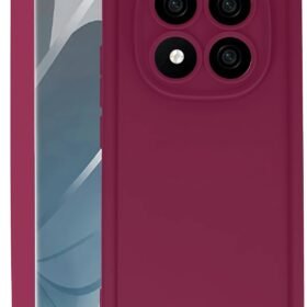 Xiaomi Redmi Note 14 Pro 4G Kılıf Viera Silikon - Bordo-(5796)