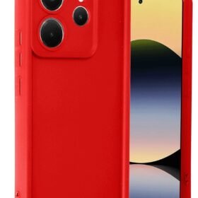 Xiaomi Redmi Note 14 4G Kılıf Viera Silikon - Kırmızı-(5796)