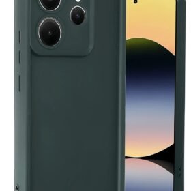 Xiaomi Redmi Note 14 4G Kılıf Viera Silikon - Koyu Yeşil-(5796)