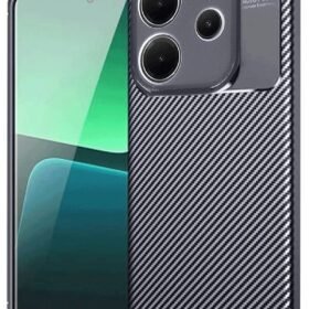 Xiaomi Redmi Note 14 4G Kılıf Auto Focus Karbon Kapak - Lacivert-(5796)