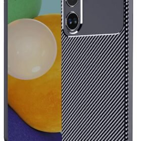 Xiaomi Poco X7 Pro Kılıf Auto Focus Karbon Kapak - Lacivert-(5796)