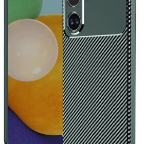 Xiaomi Poco X7 Pro Kılıf Auto Focus Karbon Kapak - Koyu Yeşil-(5796)