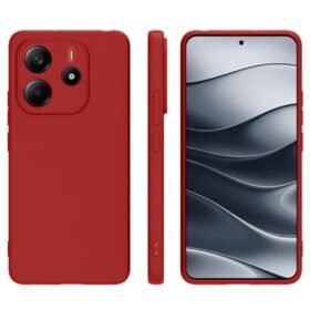 Xiaomi Redmi Note 14 4G Kılıf First Silikon - Kırmızı-(5796)