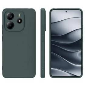 Xiaomi Redmi Note 14 4G Kılıf First Silikon - Koyu Yeşil-(5796)