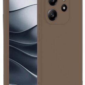 Xiaomi Redmi Note 14 4G Kılıf First Silikon - Kahverengi-(5796)