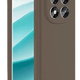 Xiaomi Redmi Note 14 Pro 4G Kılıf First Silikon - Kahverengi-(5796)