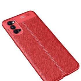 Oppo Reno 4 Pro Kılıf Auto Focus Kapak - Kırmızı-(5796)