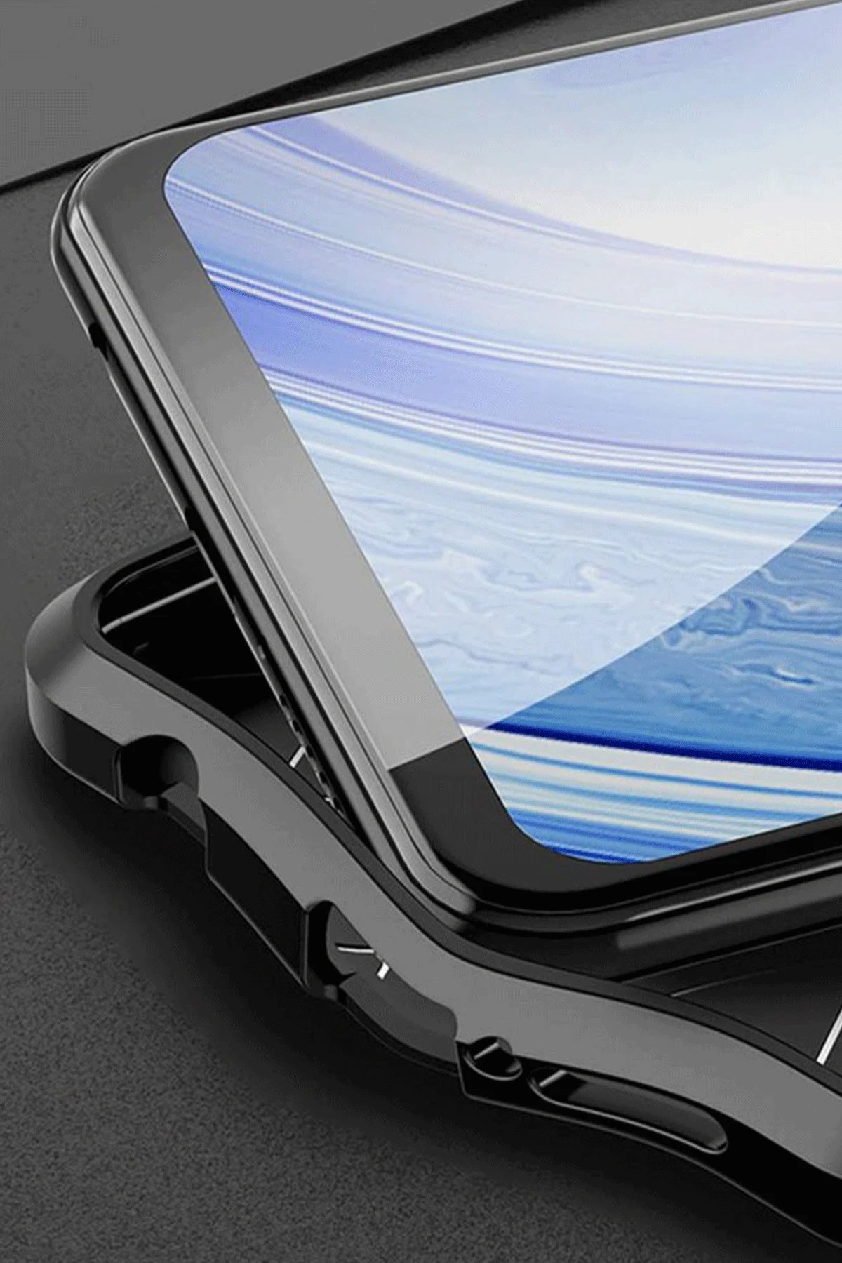 Oppo Reno 4 Pro Kılıf Auto Focus Kapak - Kırmızı-(5796) - Görsel 3