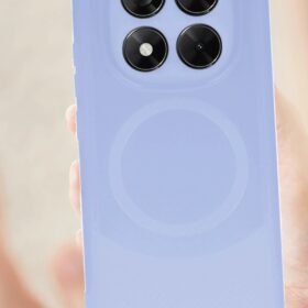 Xiaomi Redmi Note 14 Pro 4G Kılıf Maya Karbon Kapak - Gri-(5796)