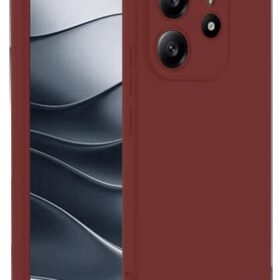 Xiaomi Redmi Note 14 4G Kılıf First Silikon - Bordo-(5796)