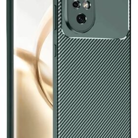 Honor 200 Kılıf Auto Focus Karbon Kapak - Koyu Yeşil-(5796)