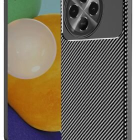 Tecno Spark 30 Pro Kılıf Auto Focus Karbon Kapak - Siyah-(5796)