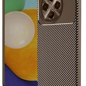 Tecno Spark 30 Pro Kılıf Auto Focus Karbon Kapak - Kahverengi-(5796)