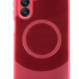 Samsung A26 Kılıf Maya Karbon Kapak - Bordo-(5796)