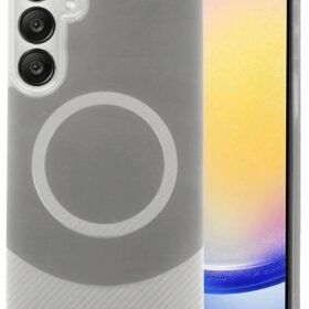 Samsung A26 Kılıf Maya Karbon Kapak - Gri-(5796)