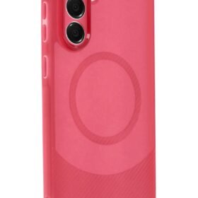 Samsung A36 Kılıf Maya Karbon Kapak - Bordo-(5796)