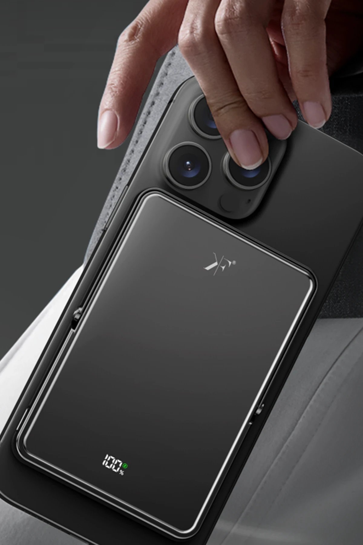 PW580 5.000 mAh 20W Type-C 15W Kablosuz Şarj 3W Saat Şarj ve 5W Kulaklık Şarj Destekli PD Hızlı Şarj Magsafe Powerbank - Siyah-(5796) - Görsel 3