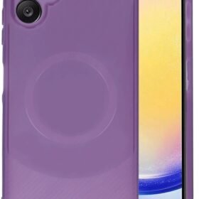 Samsung A06 Kılıf Maya Karbon Kapak - Mürdüm-(5796)