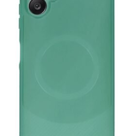 Samsung A06 Kılıf Maya Karbon Kapak - Koyu Yeşil-(5796)