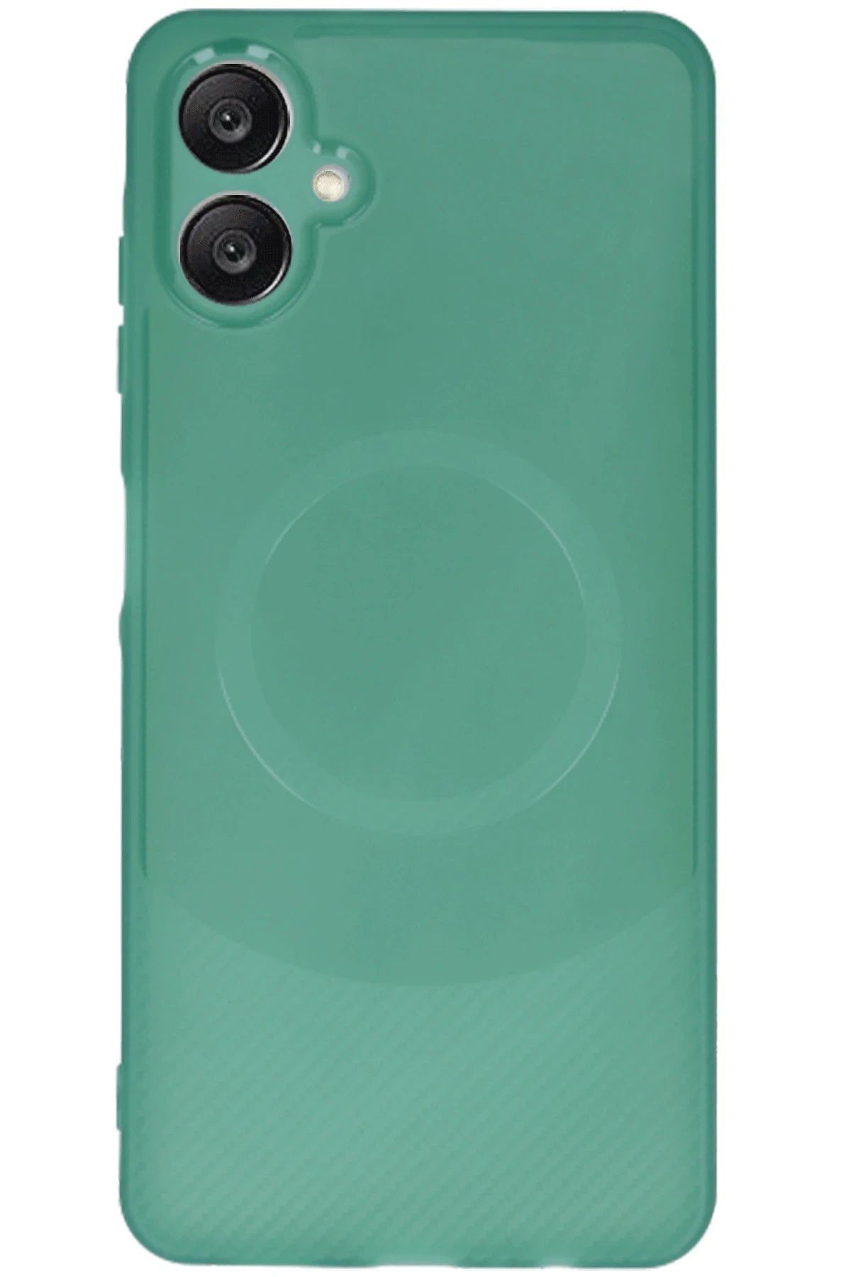 Samsung A06 Kılıf Maya Karbon Kapak - Koyu Yeşil-(5796)