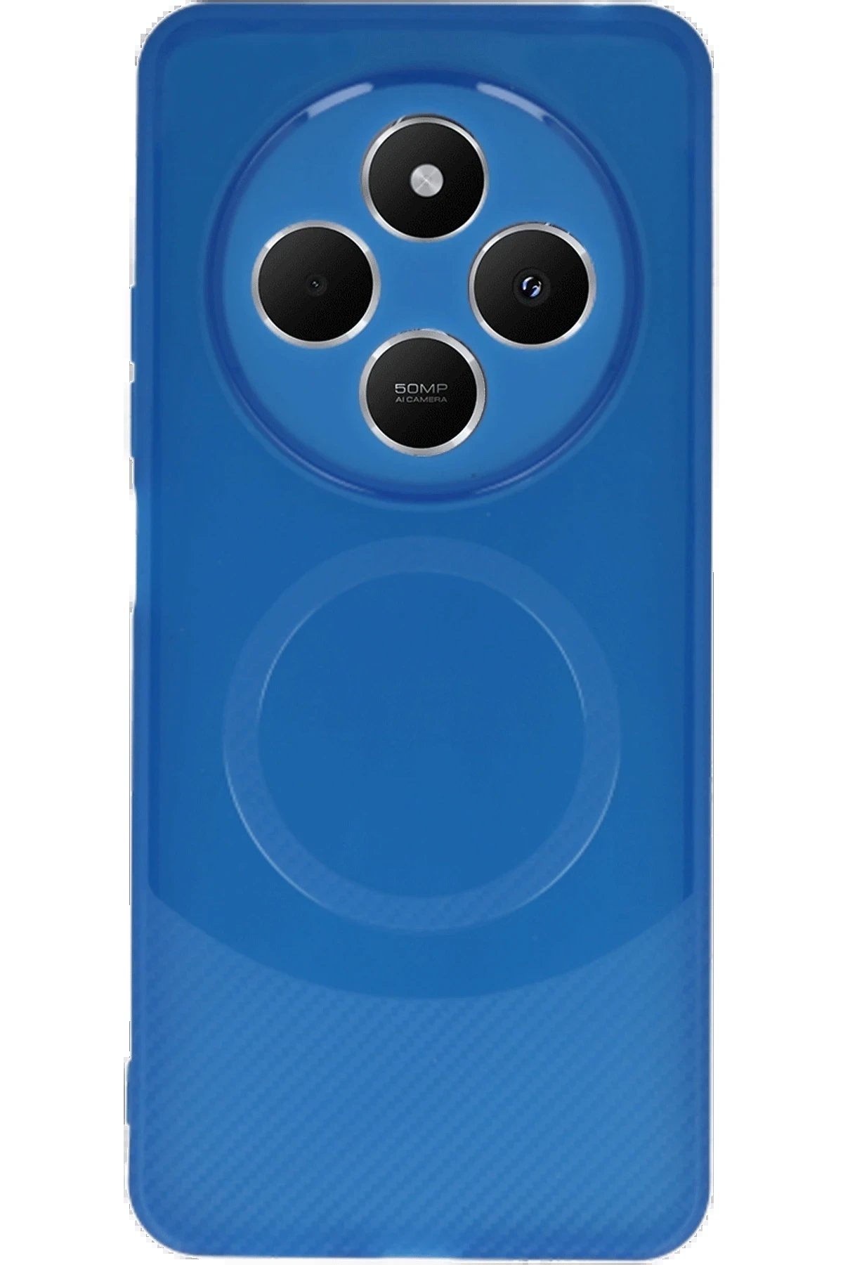 Xiaomi Redmi 14C Kılıf Maya Karbon Kapak - Lacivert-(5796) - Görsel 3