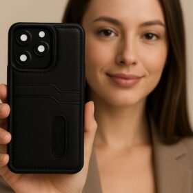 Xiaomi Redmi Note 14 4G Kılıf Sara Kartvizitli Deri Kılıf - Koyu Yeşil-(5796)