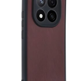 Xiaomi Redmi Note 14 Pro 4G Kılıf Aras Deri Kapak - Bordo-(5796)