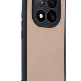 Xiaomi Redmi Note 14 Pro 4G Kılıf Aras Deri Kapak - Pudra-(5796)