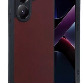 Xiaomi Poco X7 Pro Kılıf Aras Deri Kapak - Bordo-(5796)