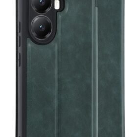 Xiaomi Poco X7 Pro Kılıf Flip Cover - Koyu Yeşil-(5796)