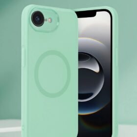 iPhone 16E Kılıf Maya Karbon Kapak - Koyu Yeşil-(5796)