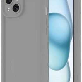 iPhone 14 Kılıf Viera Silikon - Gri-(5796)