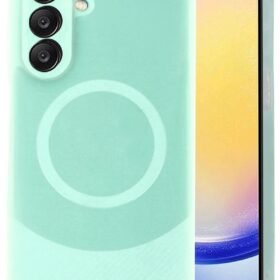 Samsung A26 Kılıf Maya Karbon Kapak - Su Yeşili-(5796)