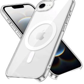 iPhone 16E Kılıf Pc Real Magsafe Kapak - Şeffaf-(5796)
