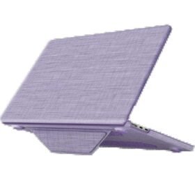 Macbook Air 13.6 Macbook Kumaş Kapak - Mor-(5796)