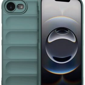 iPhone 16E Kılıf Optimum Silikon - Koyu Yeşil-(5796)