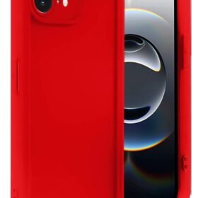 iPhone 16E Kılıf Viera Silikon - Kırmızı-(5796)