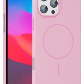 iPhone 16 Pro Max Broş Magsafe Kapak - Pembe-(5796)